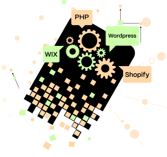 Web professionals taking care of your WordPress, Shopify, Wix and PHP websites without breaking your finances.